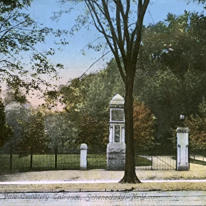 Entrance to Vale Cemetery, Schenectady, New York