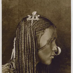 Ethiopian Woman - Braided Hair - Nose Ring