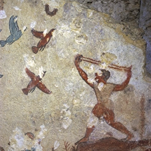 Etruscan Tomb Painting Tarquinia