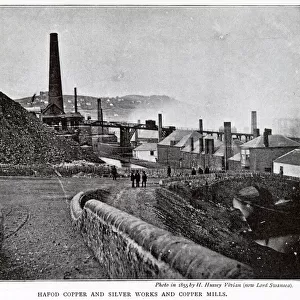 Exterior view of the Hafod Copper and Silver Works and Copper Mill in Swansea, Wales