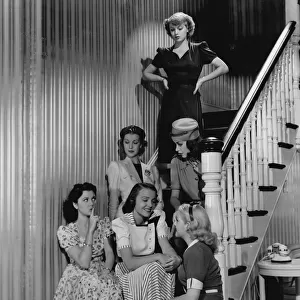 The female cast in These Glamour Girls (1939)