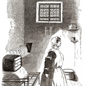 Female convict in cell, Millbank Prison