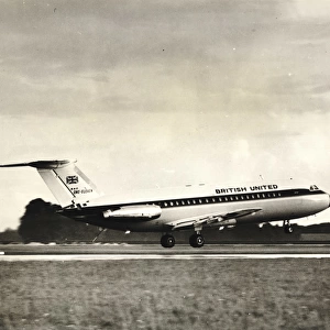 The first BAC One-Eleven, G-ASHG, at BACs Hurn factory