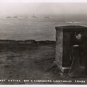 First and last postbox, Lands End, Cornwall