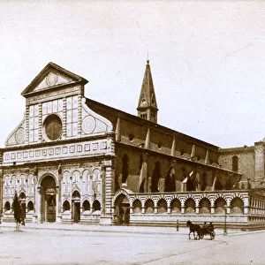 Florence, Italy - Piazza e Chiesa di S. Maria Novella