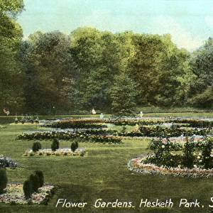 Flower Gardens, Hesketh Park, Southport, Lancashire