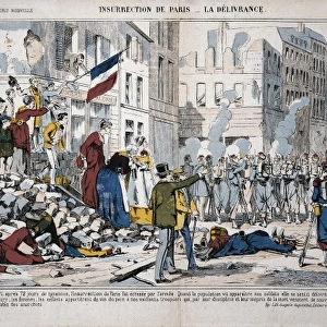 France (1871). Commune de Paris. Uprising of