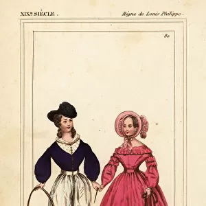 French childrens fashions, 1839