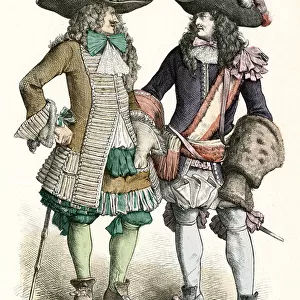 Two French men in costume 1690