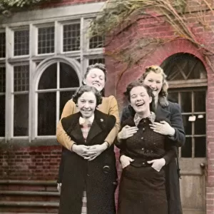 Friendship - four girls, 1940s