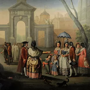 Gate of San Vicente, 1785, by Gines Andres de Aguirre