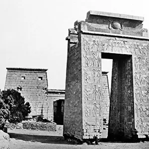 Gateway of Ptolemy III, Thebes, Egypt, Victorian period