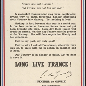 De Gaulle Declaration