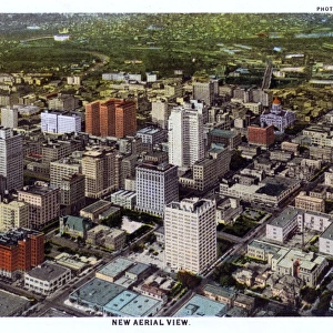 General aerial view of Houston, Texas, USA
