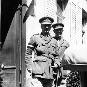 General Sir Hubert Gough and his ADC, WW1