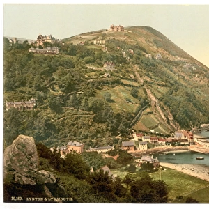 General view, Lynton and Lynmouth, England