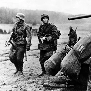 German infantry during Ardennes counter-offensive 1944