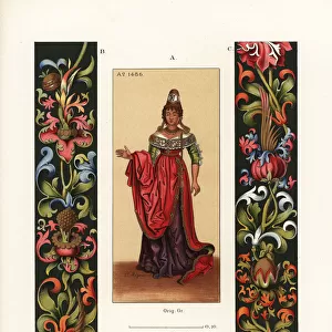 German womens fashion from the late 15th century