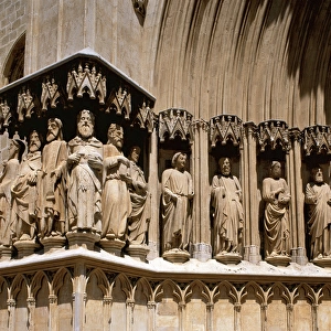 Gothic Art. 14th Century. St. Marys Cathedral. Apostles