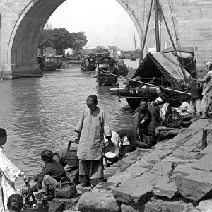Grand Imperial Canal, Soochow, China, c. 1900