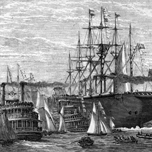 The Great Eastern Arrives at New York