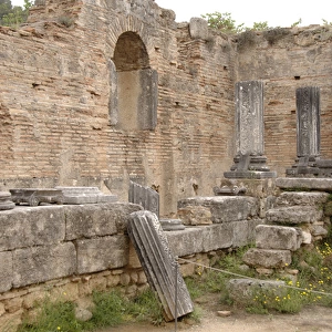 Greek Art. Phidias Workshop ruins. Olympia. Greece