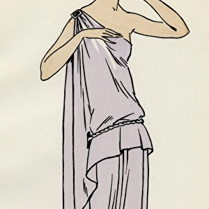 Greek style toga dress 1922