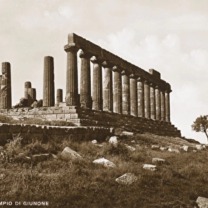 Greek Temple of Giunone at Agrigento, Sicily