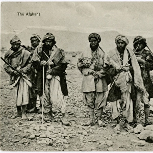 Group of Afghans - Khyber Pass, Afghanstan