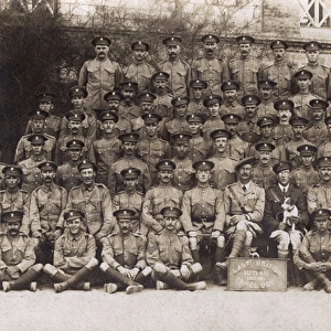 Group photo, Last British Camel Company, Sudan, WW1