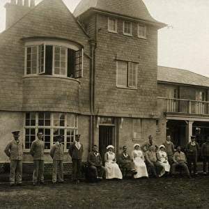 Group of staff & patients, Mansford House
