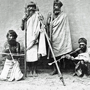 Group of Toda men, southern India