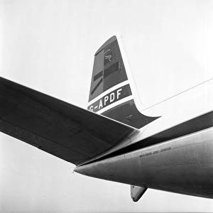 De Havilland Comet 4 G-APDF BOAC tail Istanbul 1959