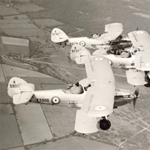 Three Hawker Demons, including K5736, K5737 and K5900