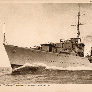 HMS Afridi - Britains Biggest Destroyer