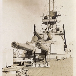 HMS Marlborough - X and Y Twin Gun Turrets