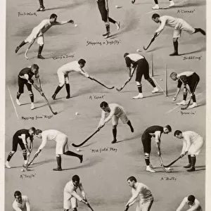 Hockey - Footwork, Dribbling and Passing demonstrated