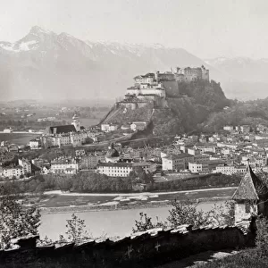 Hohensalzburg Fortress on Festungsberg, Salzburg Austria
