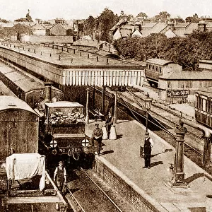 Horsham Railway Station probably Victorian period