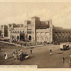 Howrah Railway Terminus, Calcutta, India