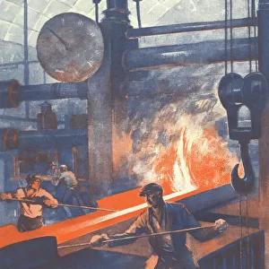 Industry, iron foundry