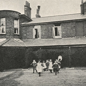 Infants playground, Lambeth Schools, West Norwood, London