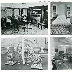 Interior of New Royal Yacht - HMY Victoria and Albert 1901