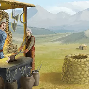 Iron processing in Bronze Age, Kazakhstan area