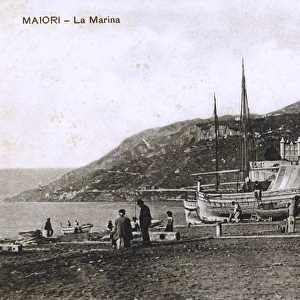 Italy - Amalfi Coast - Maiori - the Marina