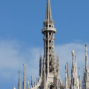 Italy. Milan Cathedral. Detail