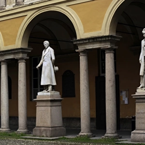 Italy. Pavia. Courtyard in University of Pavia