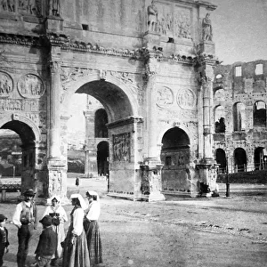 Italy Rome Arch of Constantine pre-1900