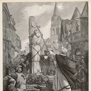 Joan of Arc Kisses Cross