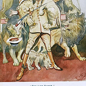 Joseph Chamberlain as a Lion Tamer